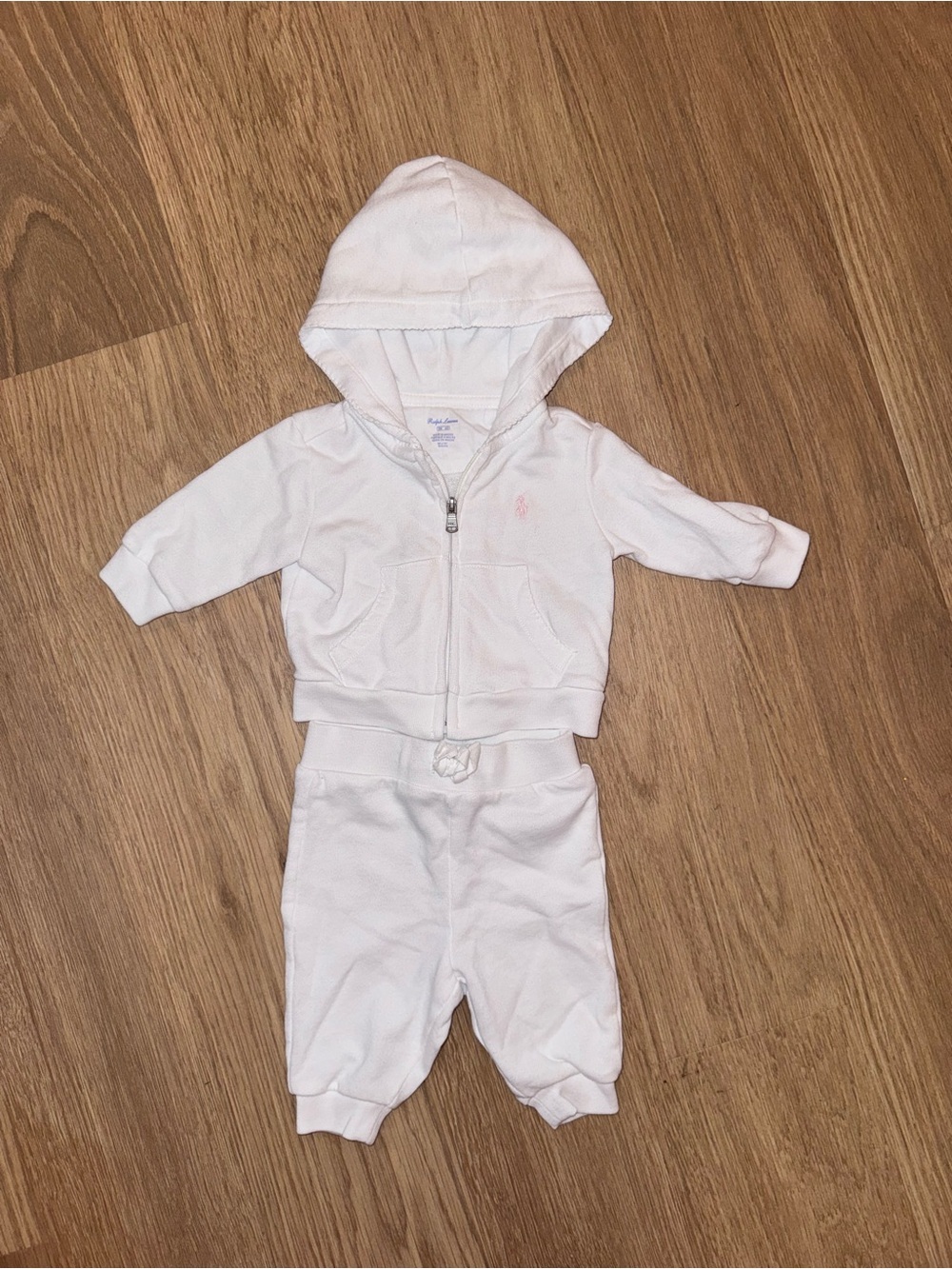 Ralph Lauren Atlantic French Terry Full Zip Hoodie & Joggers Set (Baby)